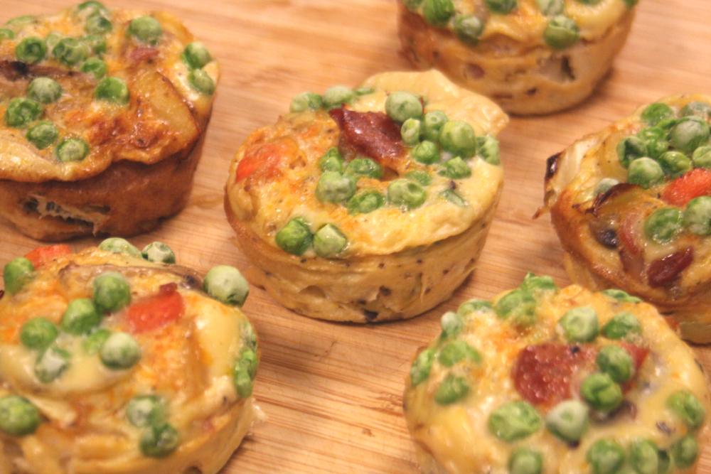 Omelette Muffins - cookbuzz